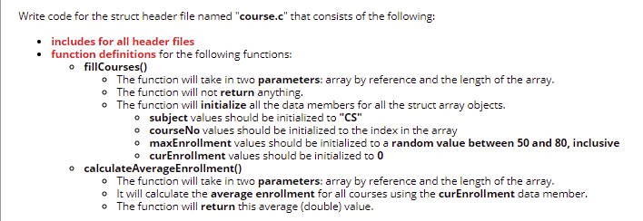 THIS uses C please help me i have 2 hours to submit