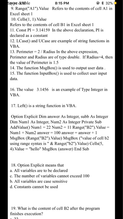  True or false on 9-17 and the rest multiple choice pyipt