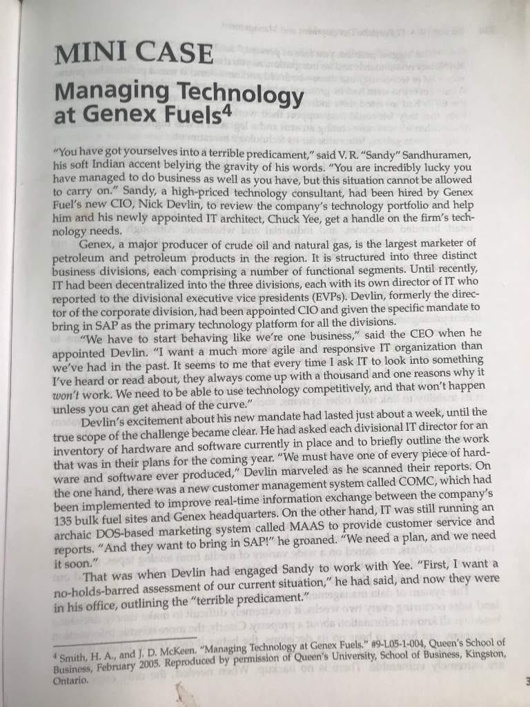 Instructions: Based on the text attached A. Set the problem statement and