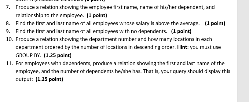 COMPANY relational database schema. Dno 5 5 4 EMPLOYEE Fname Minit John