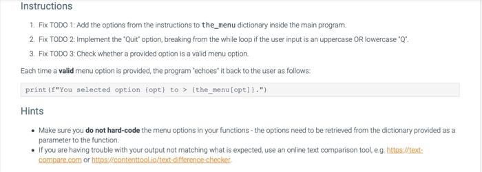- Delete S - Save the data R - Restore data from