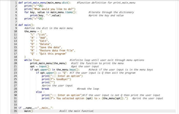 file Q - Quit this program ========================== ::: Enter an option >