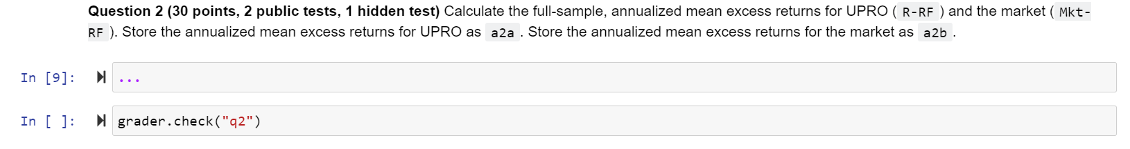 In [3]: + upro = pd.read_csv ('UPRO.csv', index_col='Date', parse_dates=True) upro = upro.resample('1M').last()[['Adj