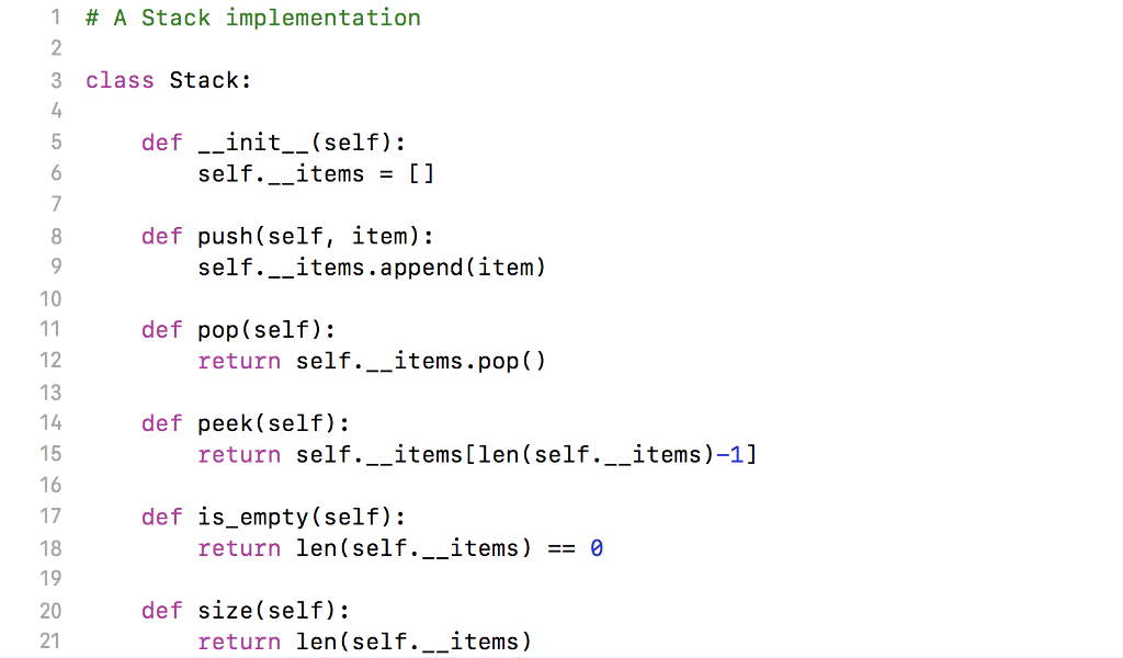 uses the Stack implementation given to you browser has both a back