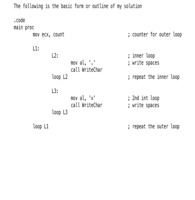 version of a right triangle like so: Please complete the following skeleton: