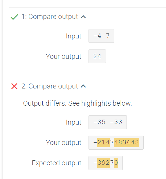  Code is almost working, not sure how to fix the -35
