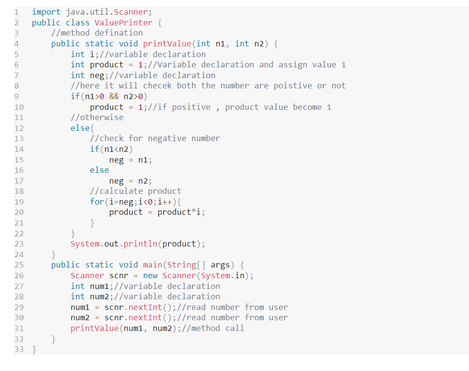 and -33 input. 1: Compare output Input Your output 2: Compare output