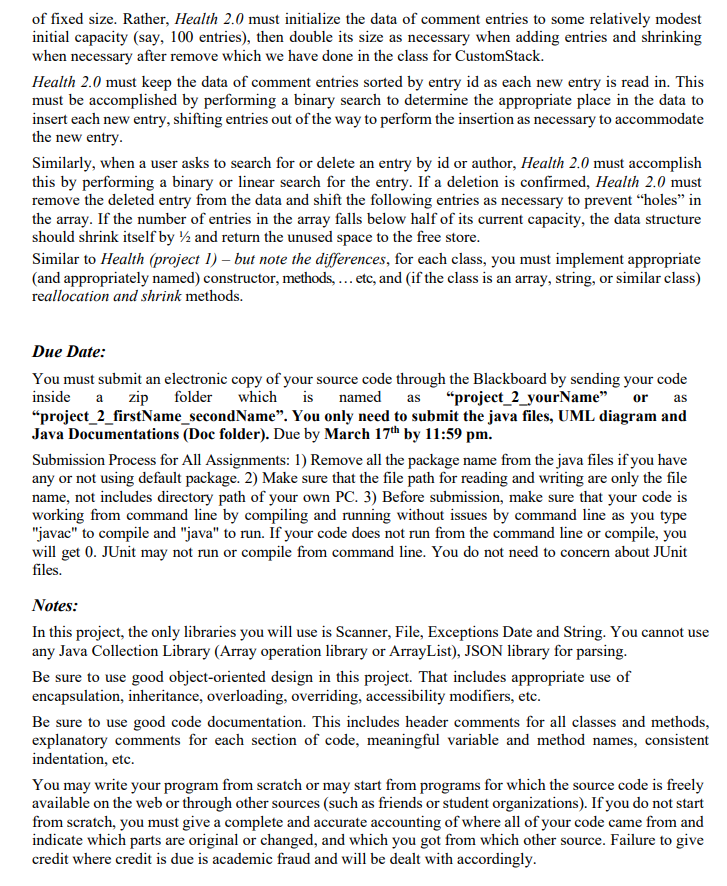 4. 5. 10 points 10 points Use standard Java I/O to read,