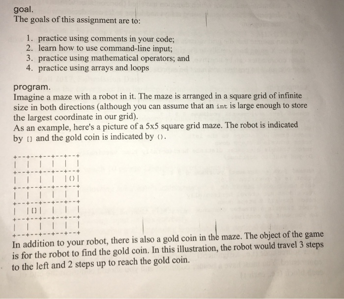  Using Java Create A 2D Array Maze With A Robot In