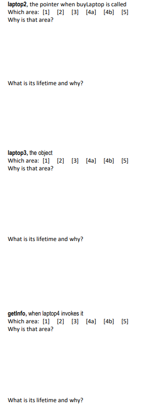 please! A.4 30 Points - Memory Area 1: Environment - Memory Area