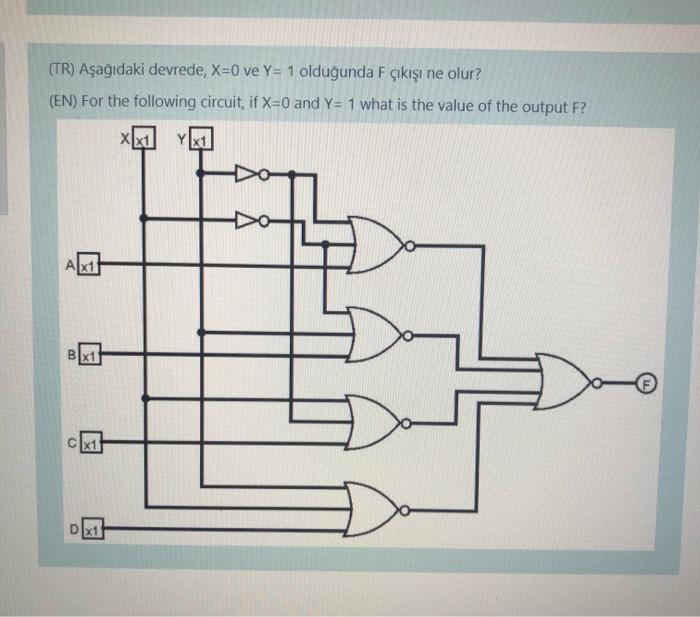 logic circuit ( which one is true??) i need the answer just
