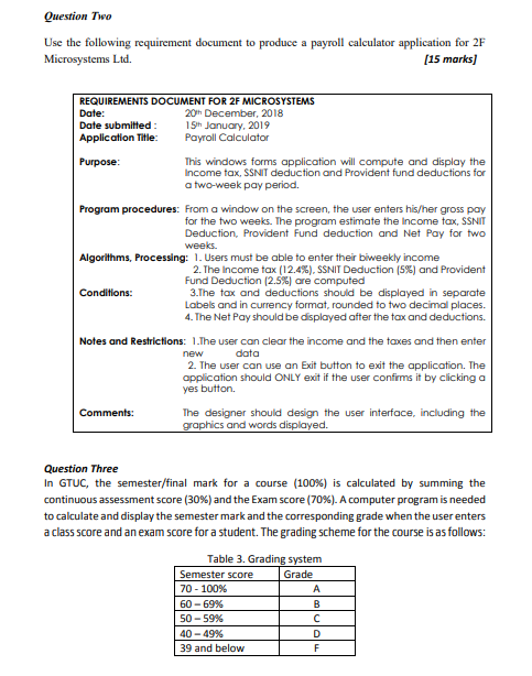 3. After programming the solution, Run and Test the Application and take