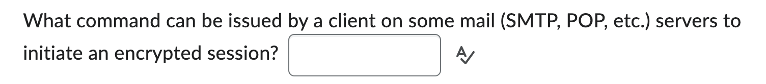  What command can be issued by a client on some mail