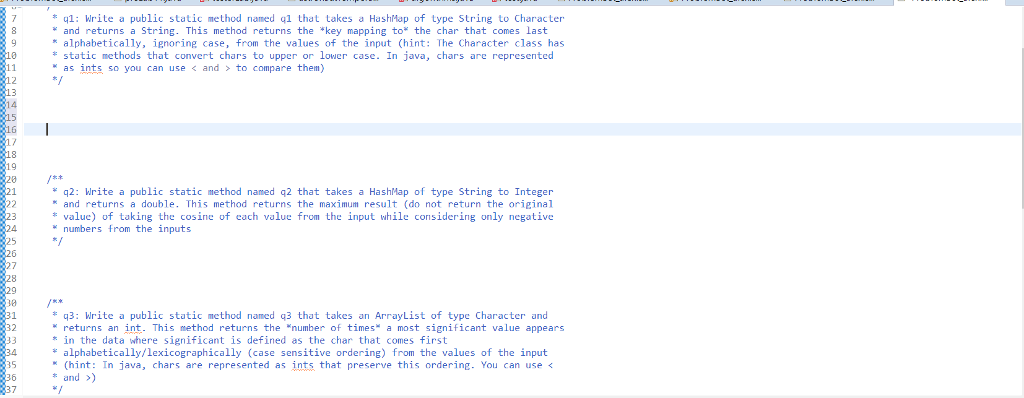  ql: Write a public static method named ql that takes a