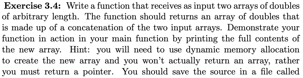 In C++!!! #include using namespace std; Exercise 3.4: Write a function that