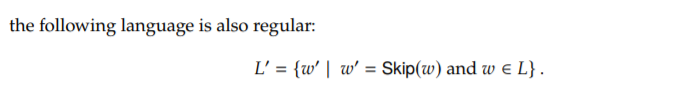 over the alphabet = {0,1,2}. Let l be the length of w.