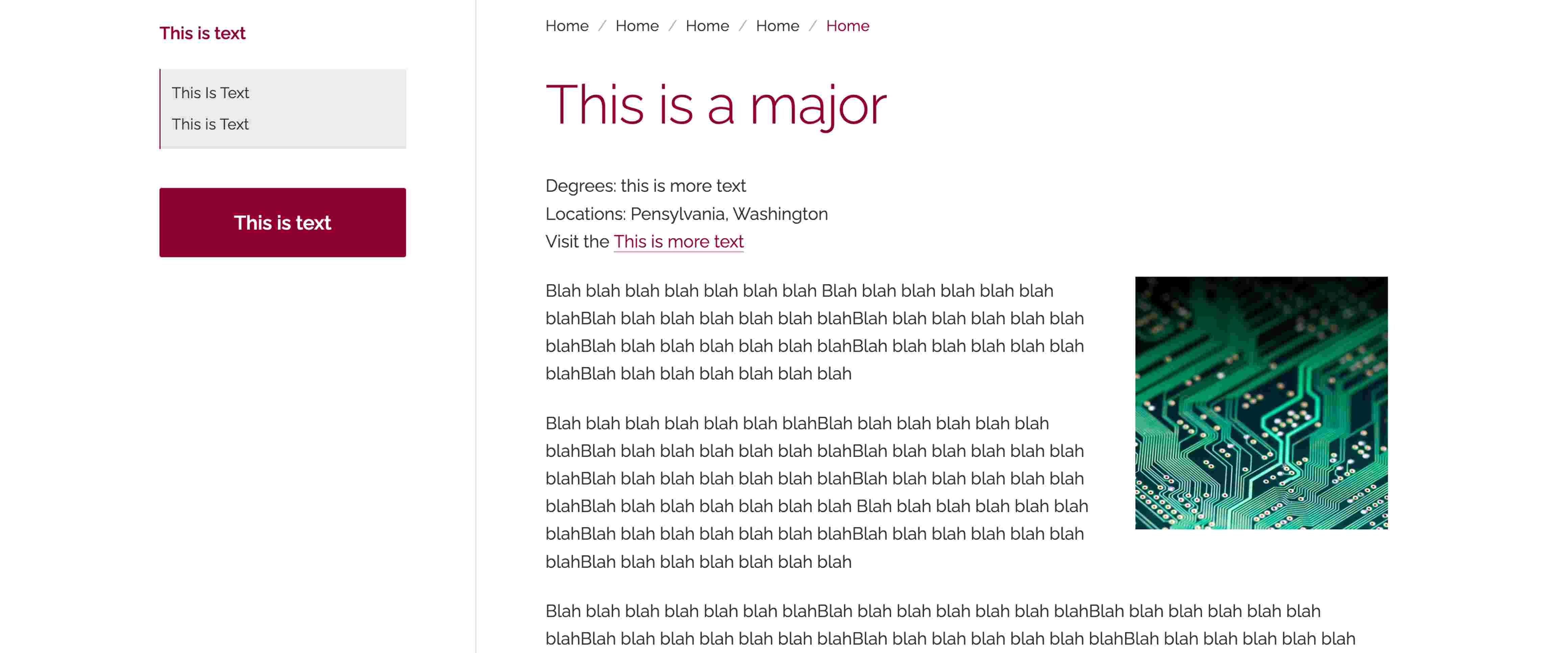  Please mockup this homepage using HTML and CSS only. Try to
