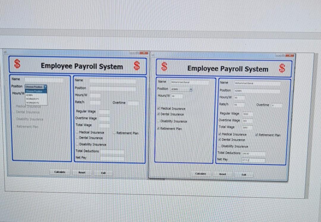 who are paid every end of week. According to the one of