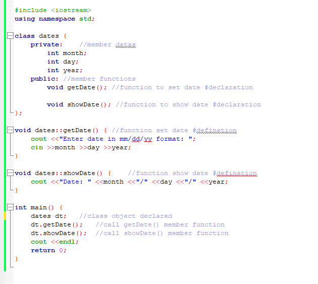 Im not sure whats wrong with the code it only shows me