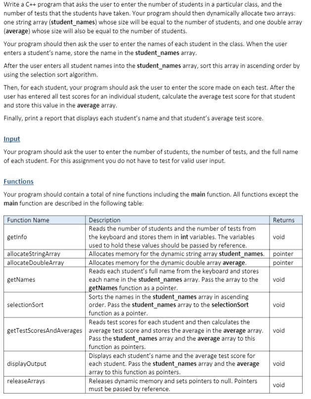  Write a C++ program that asks the user to enter the
