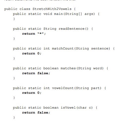 Third is the sample output Student Specification Main class: seretehwith2wve1n Read sentences