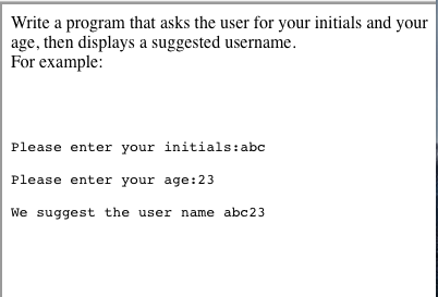  this is a python program Write a program that asks the