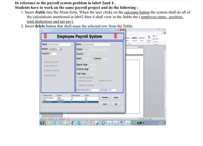 shall solve the following problem: A Small supermarket employs worken who are