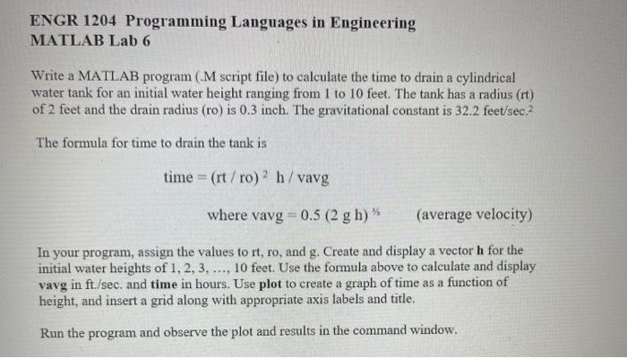  MATLAB NOTE: Please make sure to "Use plot to create a