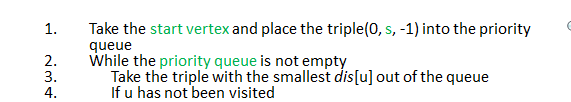 use step count method to find the time complexity of theImproved Dijkstras