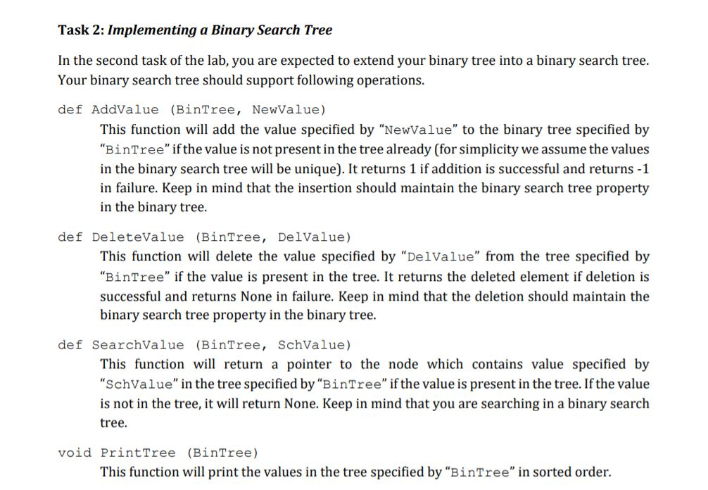 You should use python programming language only The task you have to