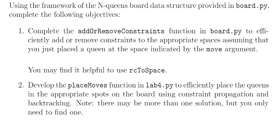  board.py class Board(): ########################################## #### Constructor ########################################## def __init__(self, n): self.n