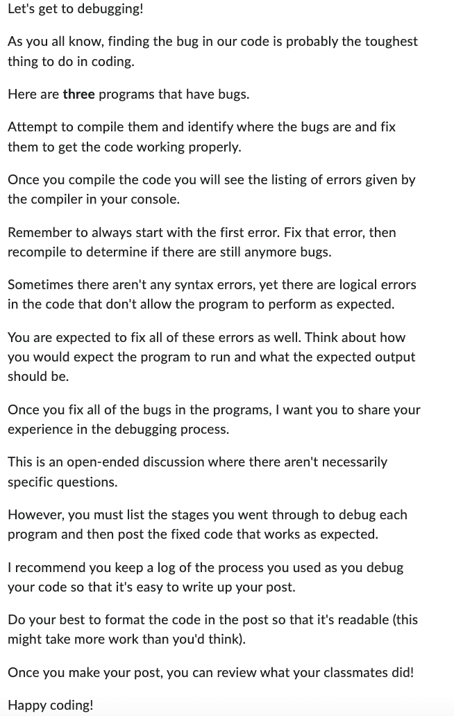 I need help. Please, read the introduction before debugging this code in