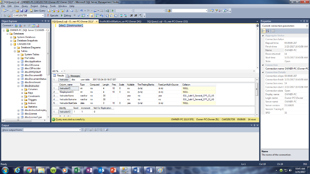 tables below will have descriptions for both the tables and all attributes