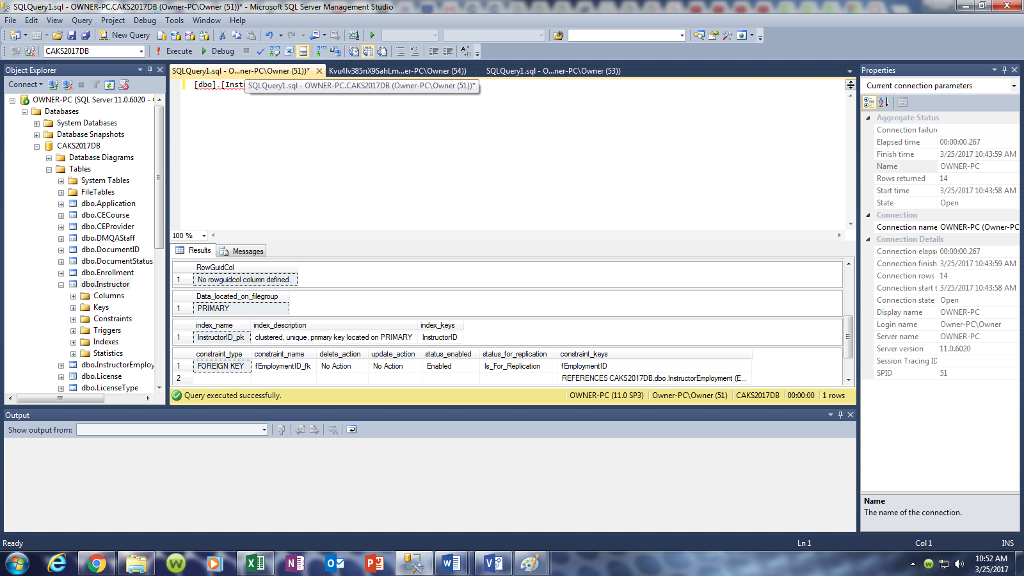 in those tables implemented in their description properties. Each table description should