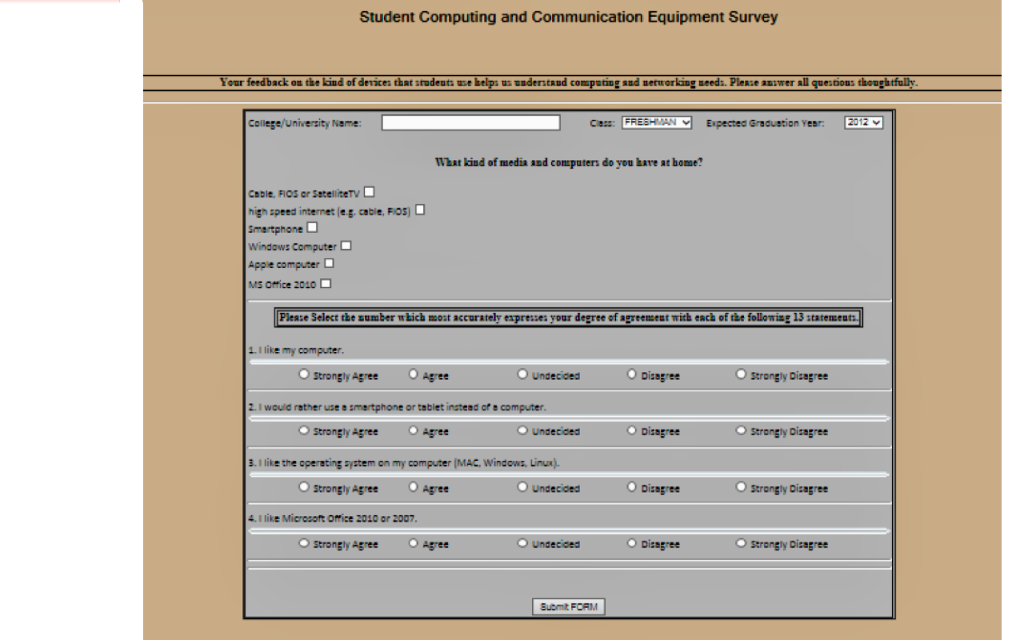  Develop a Javascript form similar to the one below that will