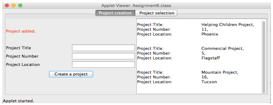 may be needed: JApplet, JButton, JTextField, JTextArea, JLabel, Container, JPanel, JTabbedPane, JList,