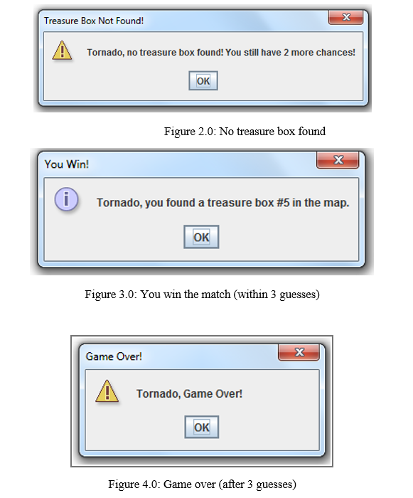 to write a simple game called Treasure Hunt which applying the Pythagorean