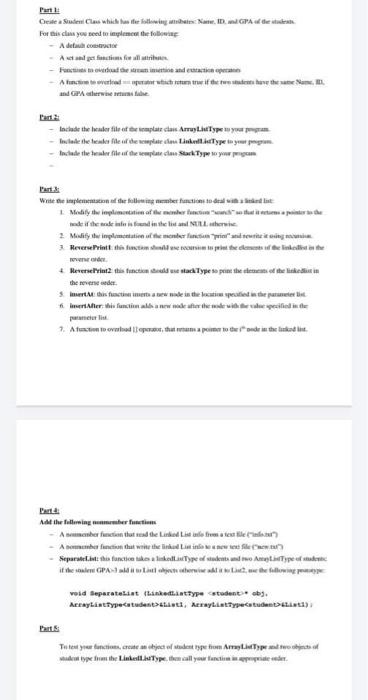 C++ language i need Data structure just Oeste Students which he foto