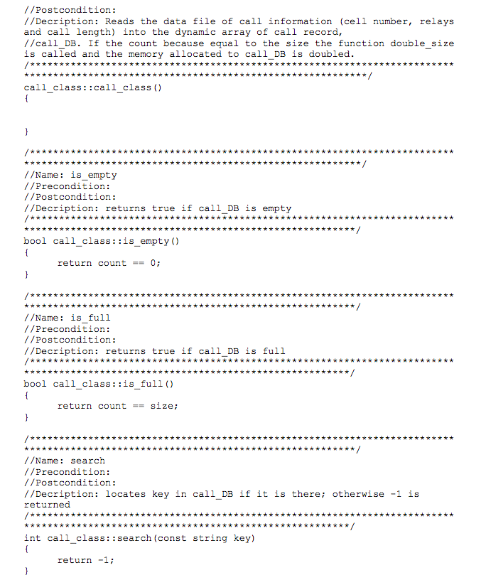 the state of your class. The default constructor will read the data