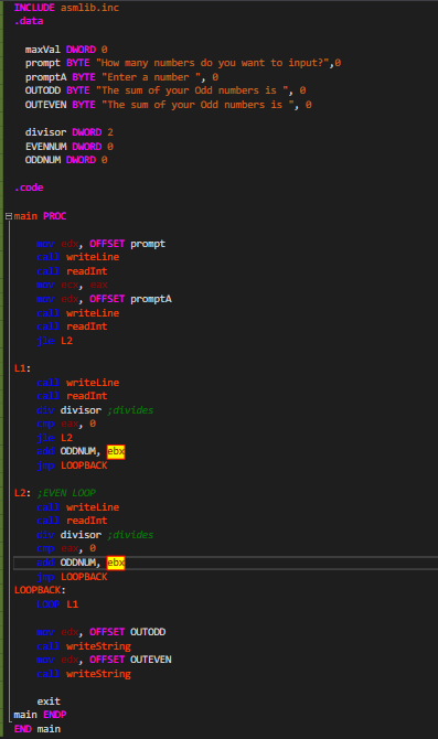 what I'm doing wrong in this code no real changes aside from