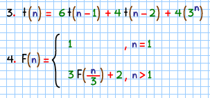 provided by the professor to better explain how to solve problems 3