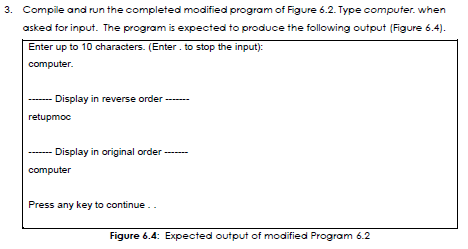 function void reverseOrder (char let[], int last_index); //prototype for reversefunction int main()