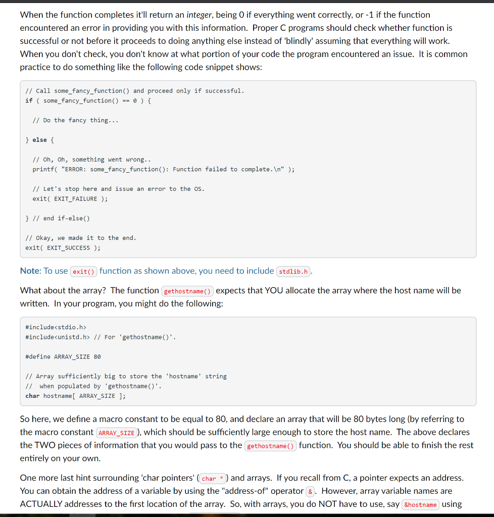 will write another 'toy program, that will expose you to your first