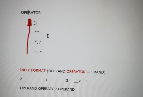 stack and start scanning the postfix expression from left to right. If