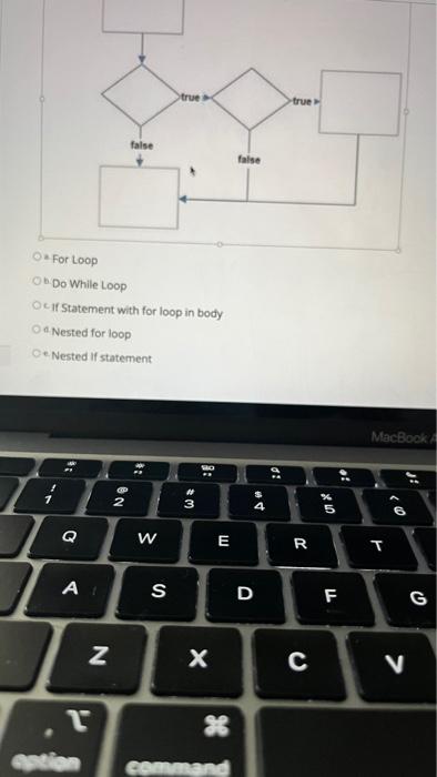 If Statement with for loop in body a. Nested for loop E