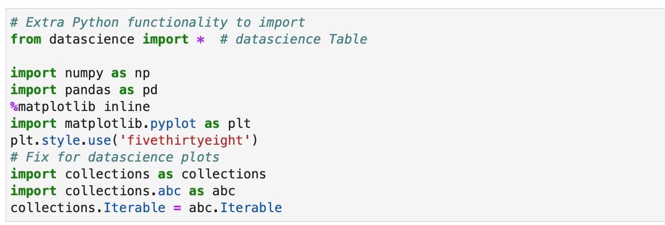 and standard deviation) using np.min, np.max, np.median, np.mean, and np.std respectively on