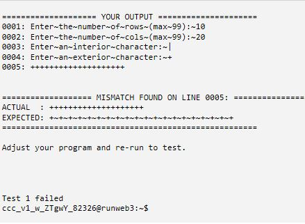 #include #include using namespace std; int main() { int rows, columns, i,
