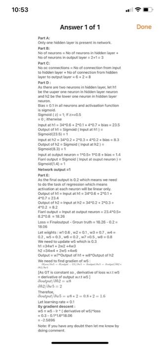 Petroleum Engineering. 10:53 Answer 1 of 1 Done Part A Only one