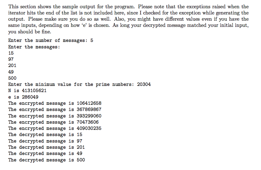 concepts like classes, decorators, gen- erators and iterators. You will be writing