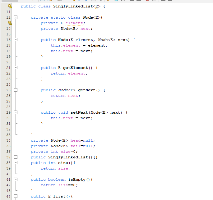 the code and get an output from the client class. (Should be